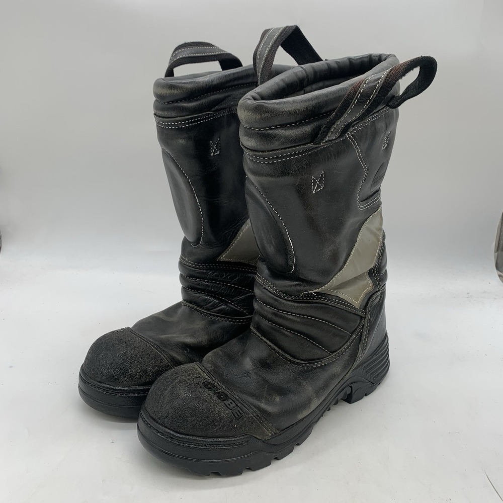 Globe Proximity 14" Structure Boots Mens 8 Firefighter Bunker Pull On Lined Work